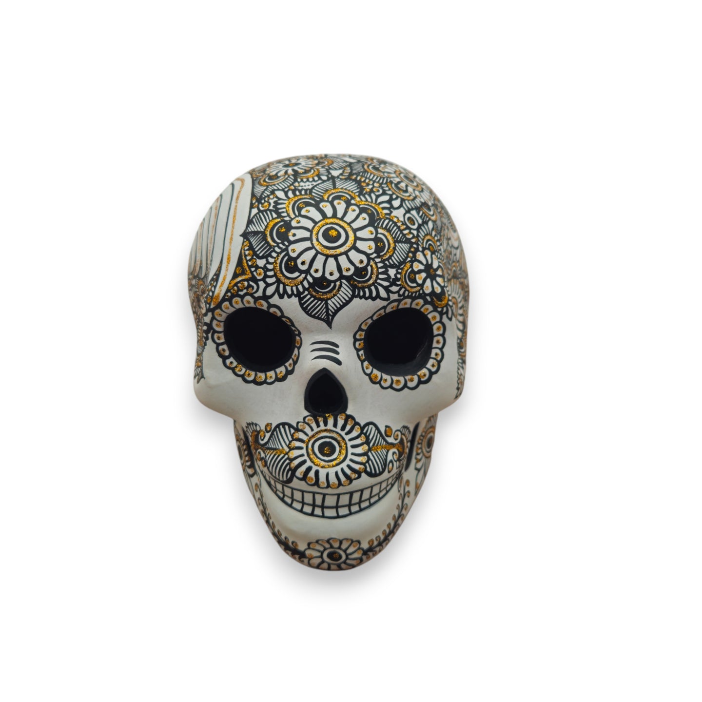 Talavera Calavera Skull | Hand-Painted Ceramic Decor